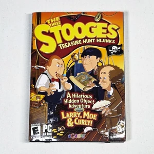 The Three Stooges Treasure Hunt Hijinks (PC, 2008) Juego de Objetos Ocultos CD-ROM - Imagen 1 de 4