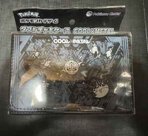 Pokemon Card Game COOL x METAL Double Deck Case Steel Type Pokemon Center - Picture 1 of 2
