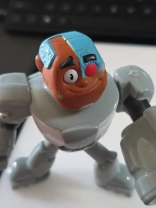 DC Teen Titans Go Cyborg Modellino Giocattolo Alto 4" 2017 McDonald’s Happy Meal - Foto 1 di 3