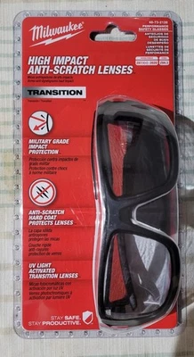 Milwaukee 48-73-2128 Transition Performance Safety Glasses - Anti-Scratch Lenses - Image 1 of 2