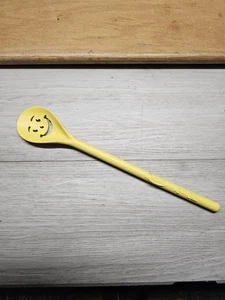 Vintage Kool-Aid Splenda gelb Kunststoff Rührlöffel 11-3/4" lächelndes Gesicht B1 - Bild 1 von 4