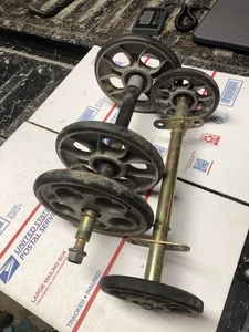 1994 Yamaha enticer 2 II LT 410 TR snowmobile rear suspension track wheels idler - Picture 1 of 2