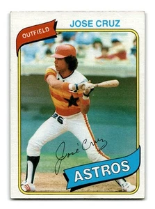 Jose Cruz 1980 Topps #722 Houston Astros EX - Bild 1 von 2
