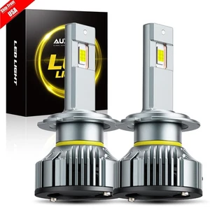 H7 LED Headlight White Bulbs Kit High/Low Beam Fog Light 150W 40000LM 2-10 PAIR - Foto 1 di 27