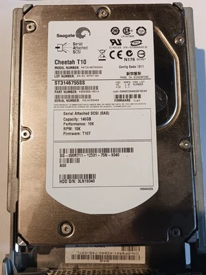 ST3146755SS Seagate CHEETAH T10 146GB 15K RPM 16MB 3Gbps 3.5" Enterprise SAS HDD - Image 1 of 2