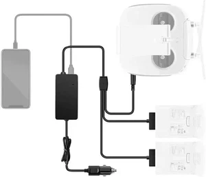 Adaptador Cargador Coche para DJI Phantom 4 Pro Plus Batería y Mando a Distancia Reino Unido - Imagen 1 de 6
