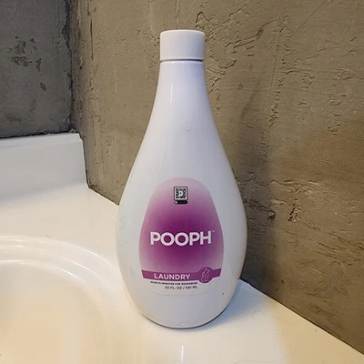 Pooph прачечная запах устранитель 20 унций бутылка (10 нагрузок) аромат бесплатный новый открытый  - Изображение 1 из 2