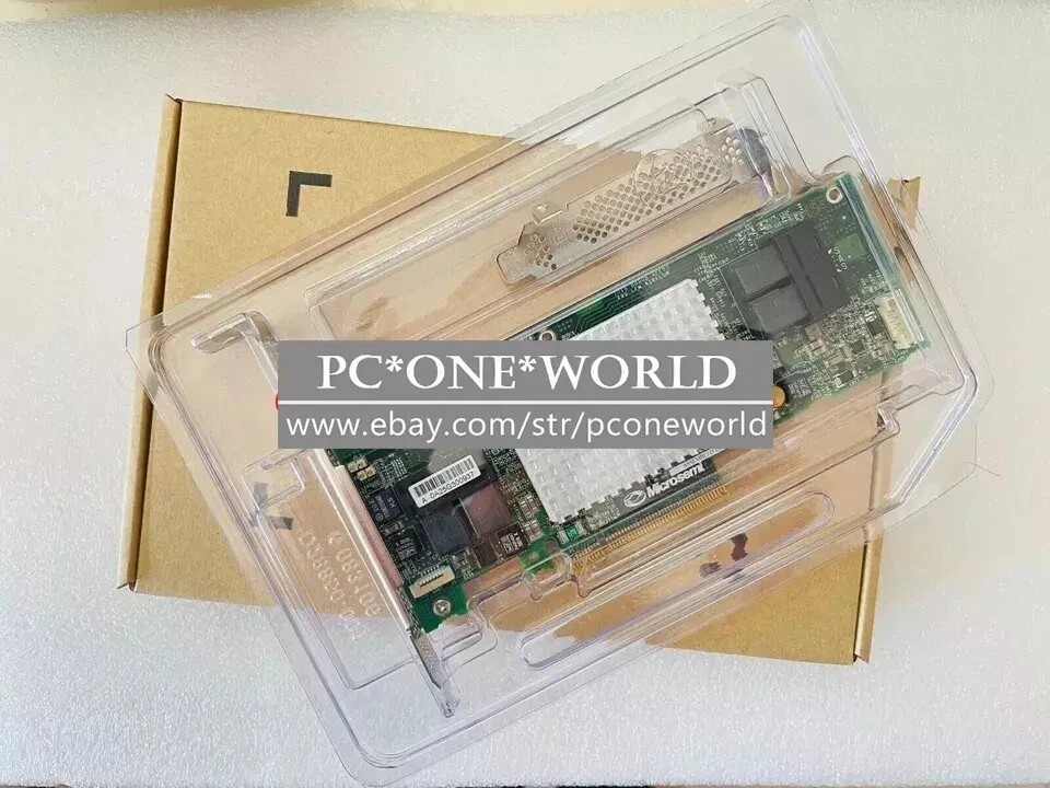 Adaptec ASR-81605ZQ 12Gb/s 16-port PCI-E3.0 x8 SAS/SATA RAID Adapter - Image 1 of 1