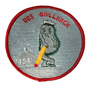 Vintage US Navy USS Quillback SS-424 Submarine Patch - Picture 1 of 1