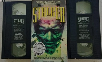 Promo Stalker VHS 1992 2-Tapes SCRENER Tandrei Tarkovsky Eng Subtitles Rare Cult - Image 1 of 4