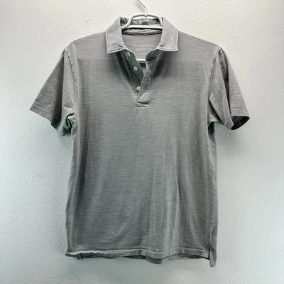 Polo Wool & Prince Signature negro pequeño lana merino  Foto 1 de 4