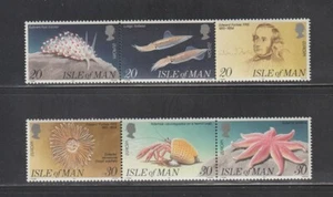 Isle of Man Stamps Scott 596a, 599a Mint Never Hinged Fine-Very Fine Europa - Imagen 1 de 2