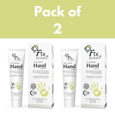 2 X Fixderma Anti Ageing Hand Cream for Women & Men - Ceramide Moisturizer - 30g - Image 1 of 4