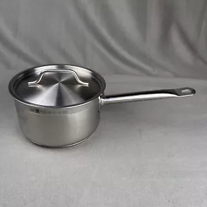 Cacerola de acero inoxidable Vollrath Optio 2-3/4 cuartos 3802 W tapa restaurante clasificación NSF - Imagen 1 de 10