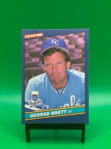 1986 Donruss Leaf Baseball - #42 - George Brett - Kansas City Royals