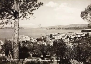 Cartolina - Passignano sul Trasimeno - Panorama e Lago - 1952 - Picture 1 of 2