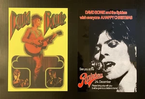 David Bowie posters - 2 x Ziggy Stardust live in concert 1972 A2 size new design - Imagen 1 de 5