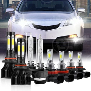 For Acura TL 2009-2014 -8PCS Front LED HID Headlights Hi/Lo+DRL Fog Light Bulbs - Bild 1 von 24