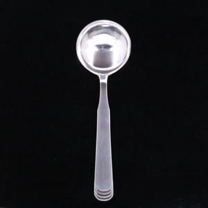Hans Hansen. Silver Serving Spoon, Round. No. 15 / Arvesølv nr. 15 - Picture 1 of 1
