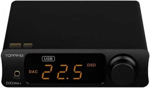 Topping DX3 Pro+ Amplificatore per Cuffie Bluetooth (Nero) - Foto 1 di 12