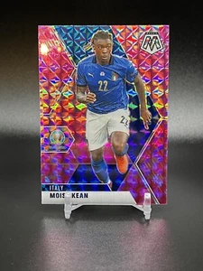 2021 Panini Mosaic UEFA Euro 2020 MOISE KEAN PINK CAMO Parallel ITALY #135 - Picture 1 of 2