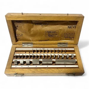 KURODA Precision Gage Blocks Set No.5 Grade 2 1982 Japan Metric Gauge Block Box - Picture 1 of 7
