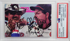 1992 Traks Dale Earnhardt & Richard Petty Dual Signed Autograph Auto PSA GOATS