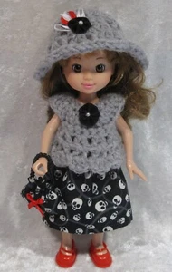 Passend für 81/2" MADELINE #16 Handgefertigte Kleidung, Hut, Top, Rock und Handtasche Set - Bild 1 von 3