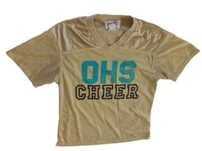 OHS Cheer Leader Vented Jersey By Broadway Supply Yellow Sz (36-38) Short Sleeve - Image 1 of 4