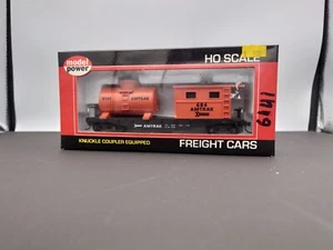 HO Model Power 40’ Work Caboose Train AMTRAK w/Tank #684 - Picture 1 of 11