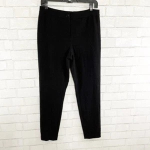 Lewit Black Virgin Wool High Rise Skinny Trouser Pants Women's Size 6 - Picture 1 of 9