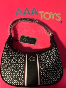 C Wonder June Half Moon Signature Schultertasche weinrot - Bild 1 von 2