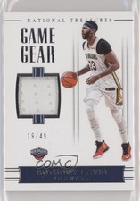 2017-18 Panini National Treasures Game Gear /49 Anthony Davis #GG-16