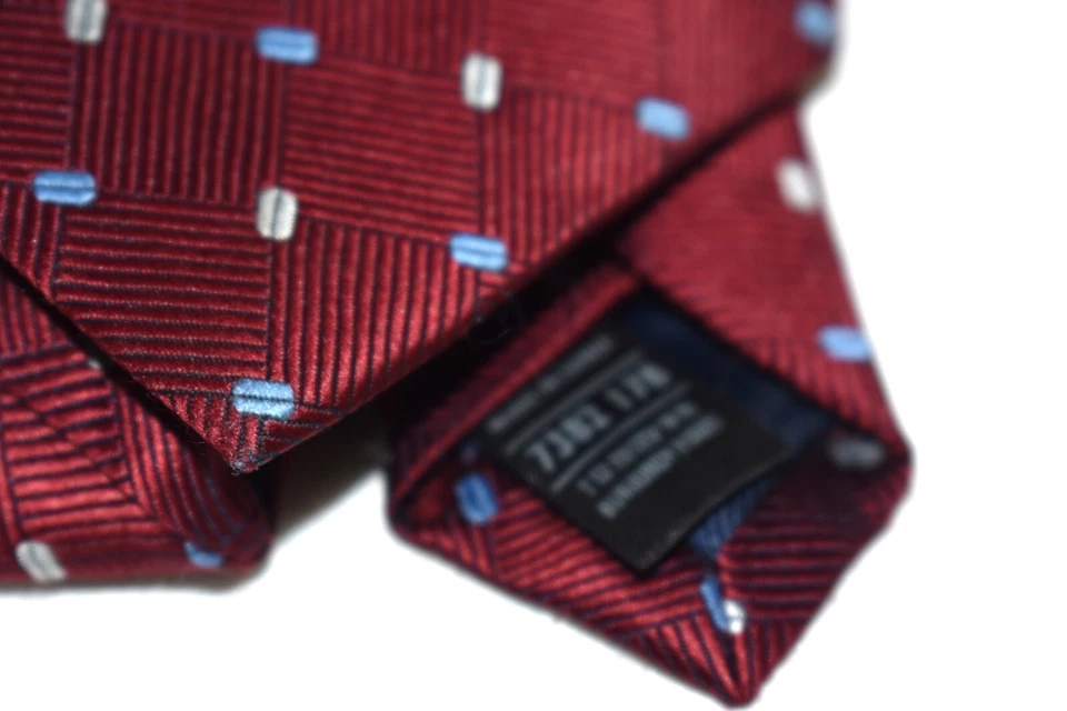 Marks and Spencer 可水洗勃艮第涤纶领带中国制造 — 第 1/4 张图片