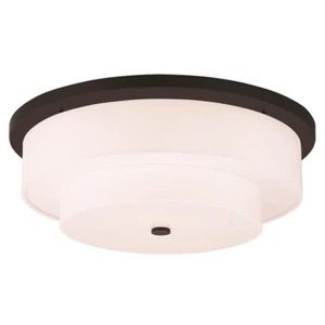 Livex Lighting Meridian Flush Mounts, Bronze - 50867-07 - Picture 1 of 1
