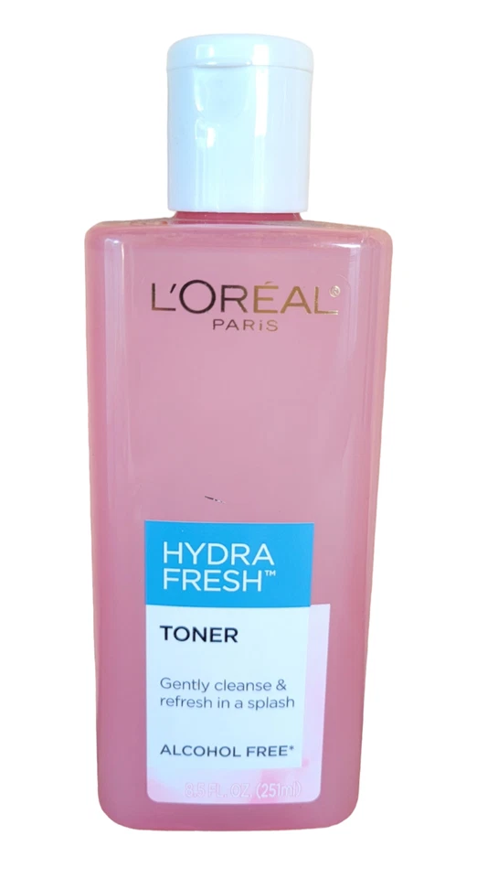 Tónico HYDRAFRESH sin alcohol Loreal Paris, limpia y refresca suavemente, 8,5 oz Foto 1 de 1