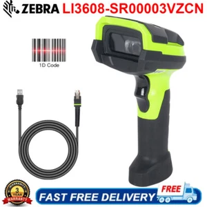 Escáner de código de barras Zebra LI3608-SR00003VZCN 1D con cable USB rango estándar portátil - Imagen 1 de 11