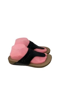 Clarks Sandals Women's Size 8.5 Medium Black Slides Unstructured Un Perri Vibe - Picture 1 of 10