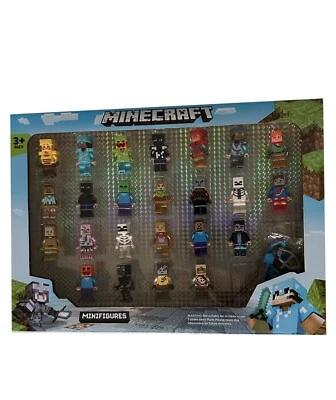 Minecraft Overworld Action Figure Set Kids Gift Toys 24 Pcs