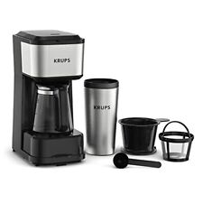 KRUPS Simply Brew Coffee Maker - Multi-Serve 4-in-1 with Stainless Steel Trav...