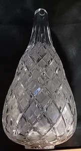 Handgeschliffene Kristall Lampe Teil Säule 12" - Bild 1 von 7