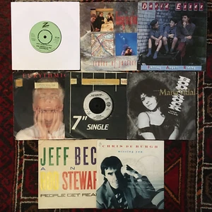 80s 7" 45s x 39-Kat&Waves/Texas/F. Attraction/H League/Police/A-ha/Japan/Tina+31 - Picture 1 of 6