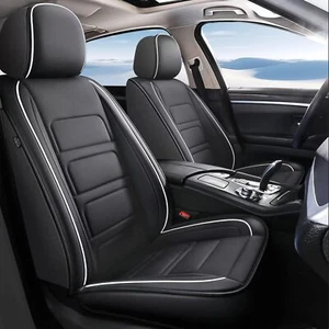 PU Leather Car Seat Cover Front Rear 5 Sit Protector For Nissan Sentra 2008-2024 - Picture 1 of 9