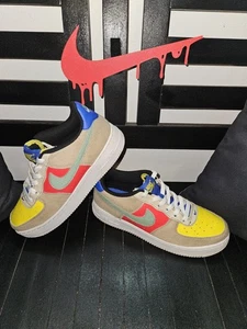 Nike Air Force 1 Low 'Multicolor V-Cro' (GS) - Gr. 6,5Y/8W (FN7818-100) Gebraucht - Bild 1 von 10