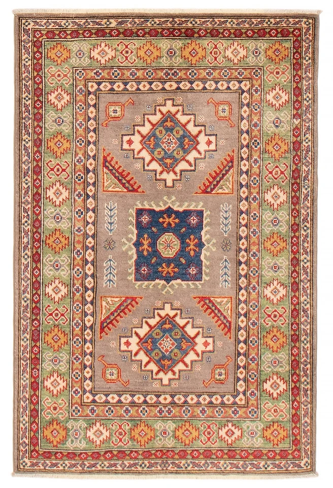 3'3" x 4'10" Hand Knotted Oriental Carpet Traditional Wool Area Rug - Image 1 of 4