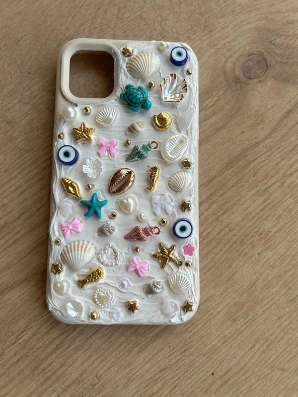 Coque pour iPhone personnalisée - Style Mermaid / Bohème Chic - Photo 1/4