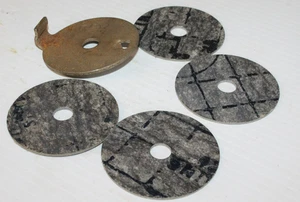 Harley Knucklehead Flathead Panhead Springer Fork Damper Disc & Friction Washers - Picture 1 of 6