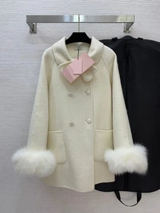 2025 autunno vendita calda sfilata ricamo stereoscopico unghie bit coat SMLXL - Foto 1 di 9