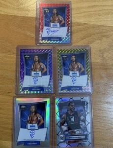 2025 WWE TOPPS CHROME Santos Escobar 5/5 /10 /50 /37 /175 Autos Rainbow 🌈 - Picture 1 of 8