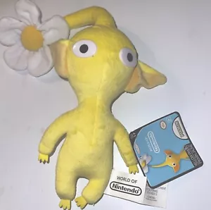 World of Nintendo SRS 1-2 Pikmin Peluche Amarillo 12"" Nuevo con Etiqueta 2014 Jacks Pacific - Imagen 1 de 9